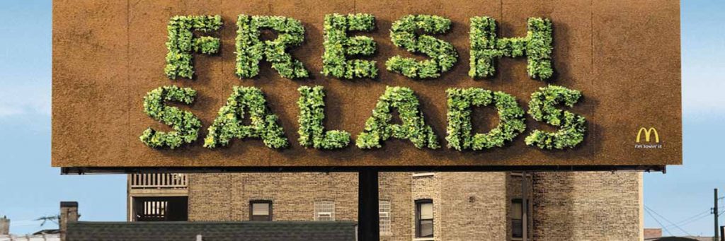 McDonalds Creates Billboard That Actually Grows Lettuce – Groovy Green